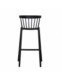 tabouret noir - Windson - vue de face