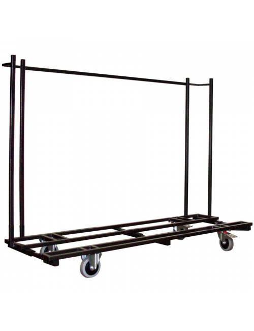 Transport trolley folding tables Tacoma rectangular length 220 cm empty