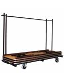 Chariot de transport pour table Tacoma rectangulaire 220cm plien