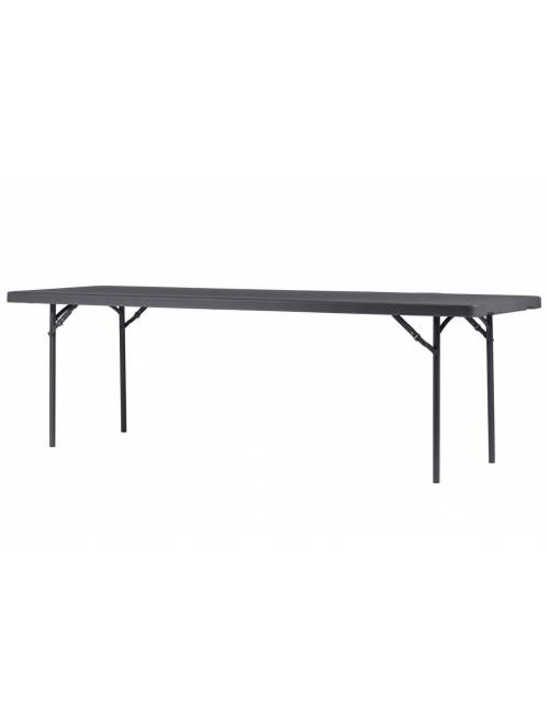 Table rectangulaire pliante New Classic XL 240 - 243 x 76 cm