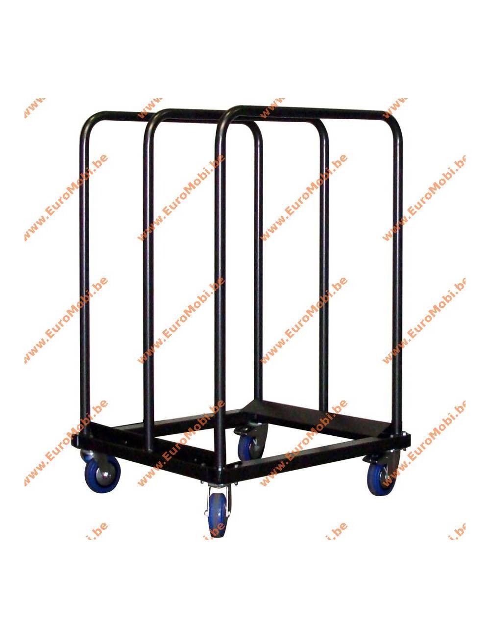 Transport trolley folding tables Tacoma (half) round and square 1