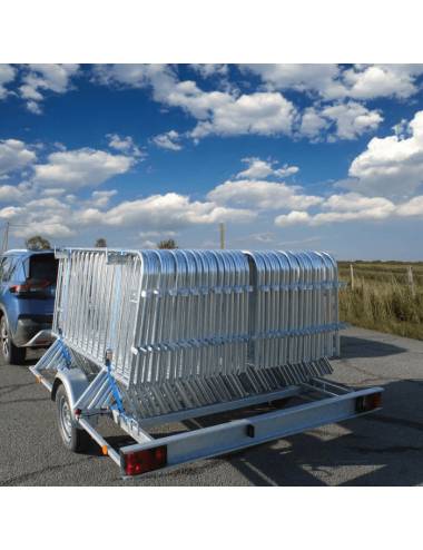 "Barrier door" trailer pack + 40 Olympic barriers