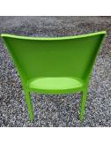 Chaise Sol verte - vue arrière