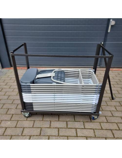 Small transport trolley for Cluny folding chairs