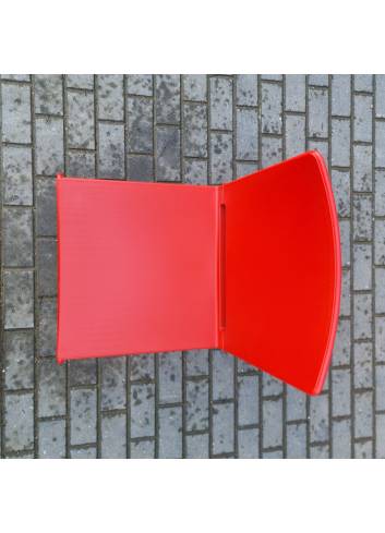chaise empilable - Filo rouge - vue de haut