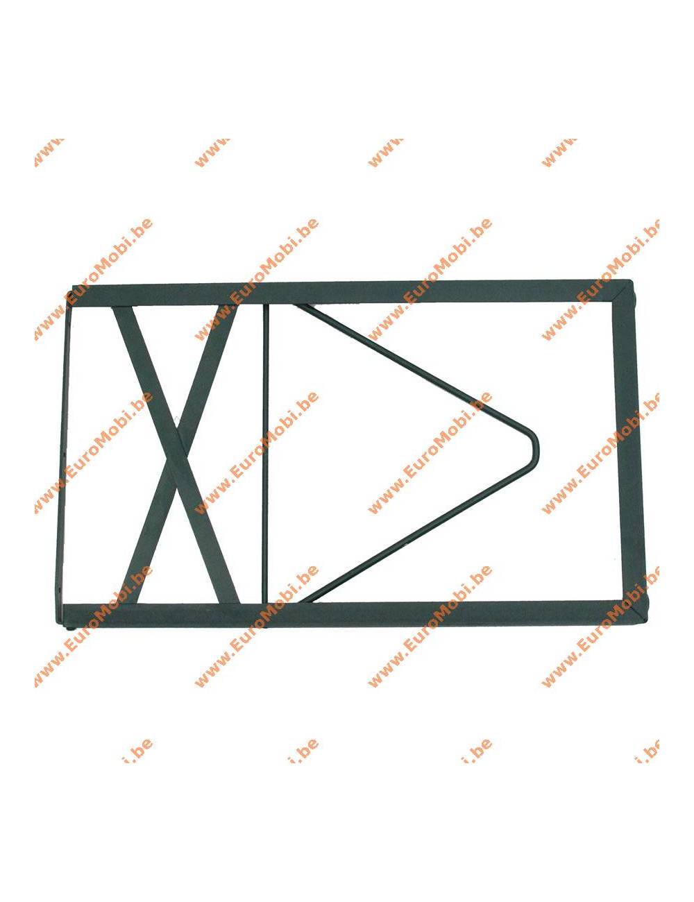 Onderstel biertafel 220 x 50 - 70cm groen (set, 2x)