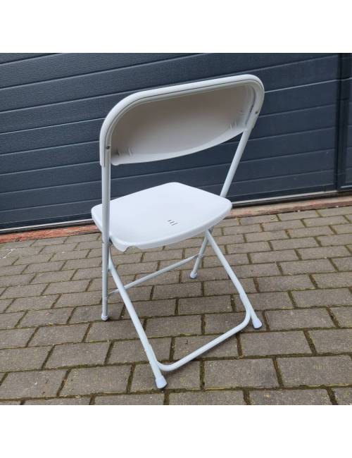 Folding chair Cluny - white / withe