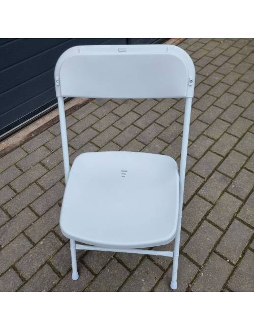 Folding chair Cluny - white / withe