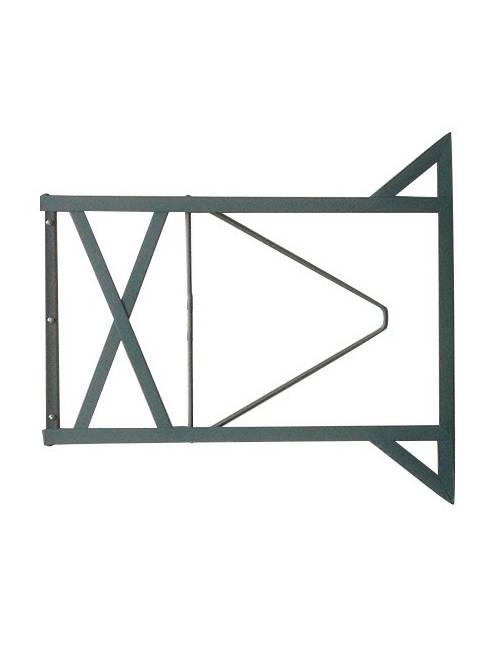 Beer table frame 220 x 80 cm green (set, 2x)