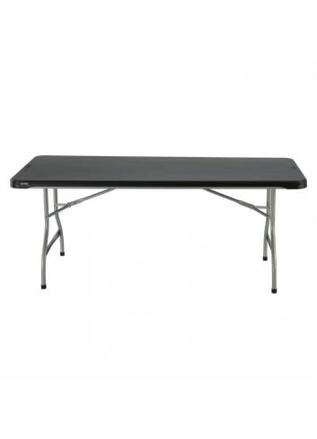 Table rectangulaire pliante Lifetime Nesting - 183 x 76cm - noire