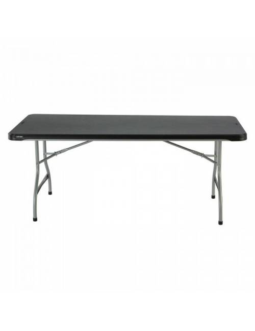 Lifetime Nesting folding rectangular table - 183 x 76cm - black