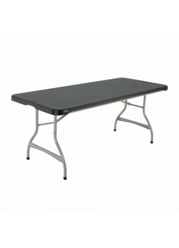 Table rectangulaire pliante Lifetime Nesting - 183 x 76cm - noire