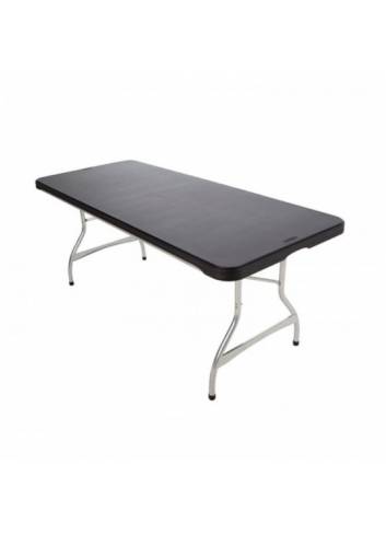 Table rectangulaire pliante Lifetime Nesting - 183 x 76cm - noire