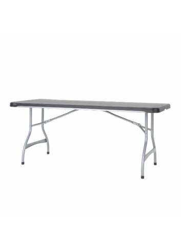 Table rectangulaire pliante Lifetime Nesting - 183 x 76cm - noire