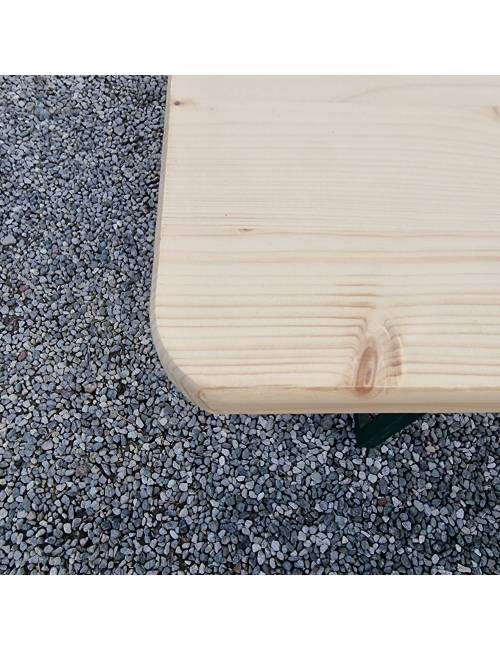 Set of Munich: table 220 x 80cm and 2 beer benches