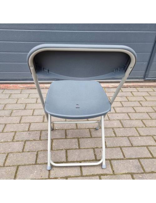 Folding chair Cluny - light gray / anthracite