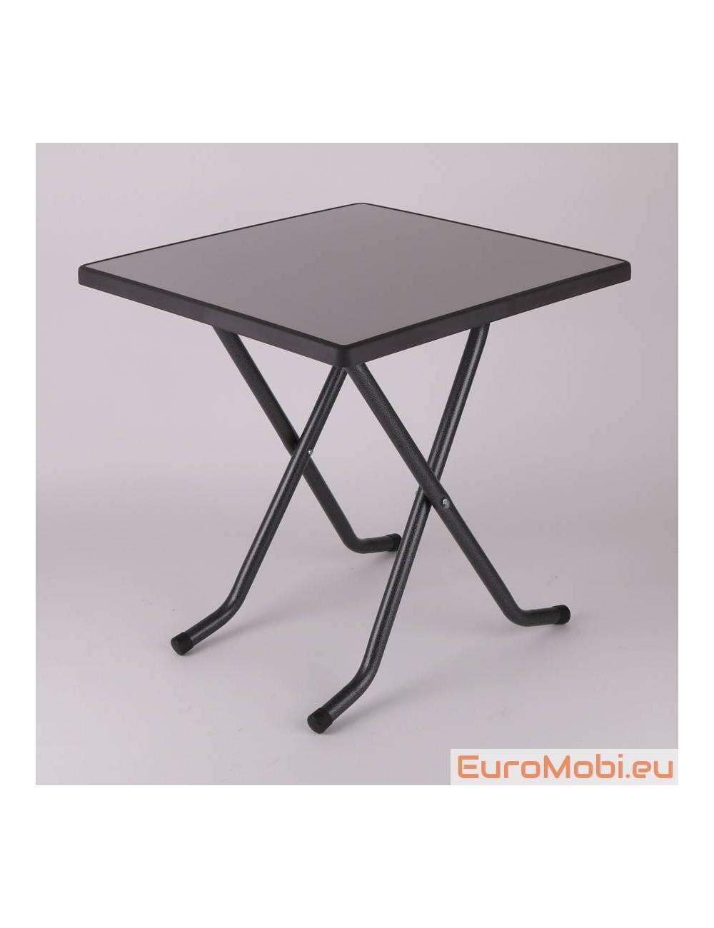 Toledo patio table Metal brushed 70 x 70 cm Toledo patio table Metal brushed 70 x 70 cm