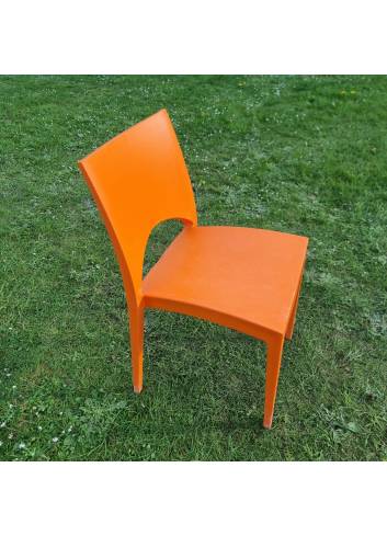 chaise Sol orange