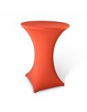 Nappe extensible pour table debout  orange