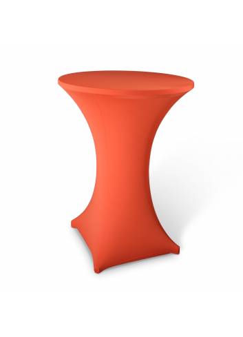 Nappe extensible pour table debout  orange