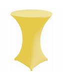 Nappe extensible pour table debout  jaune