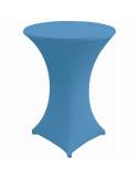 Nappe extensible pour table debout  bleu clair