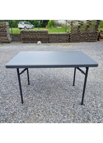 Table rectangulaire pliante New Classic XL 120 - 122 x 76cm