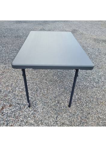 Table rectangulaire pliante New Classic XL 120 - 122 x 76cm