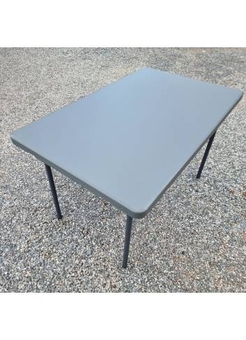 Table rectangulaire pliante New Classic XL 120 - 122 x 76cm