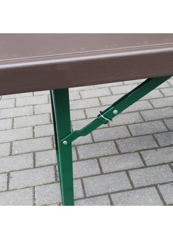 détails mécanisme ouverture / fermeture - table HDPE