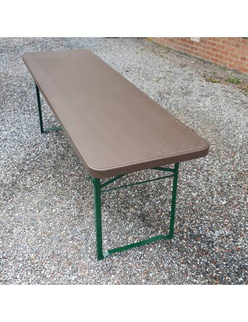 HDPE brasserie table - 220 x 70 cm