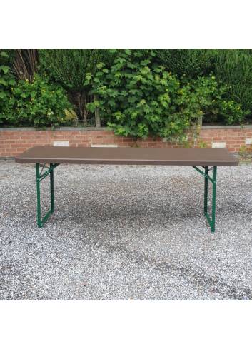 Table de brasserie HDPE - 220 x 70 cm