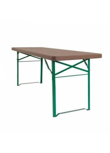 Table de brasserie HDPE - 220 x 70 cm