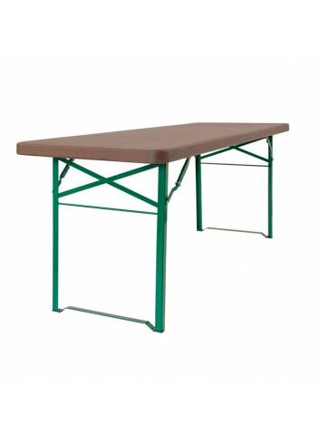 Table de brasserie HDPE - 220 x 70 cm