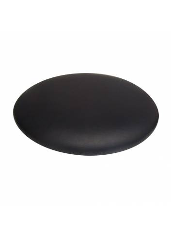 Tabsu stool seat in black leatherette