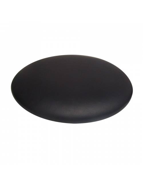 Tabsu stool seat in black leatherette