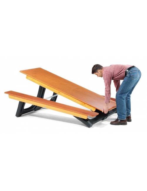 Foldable table and benches - FoldTable