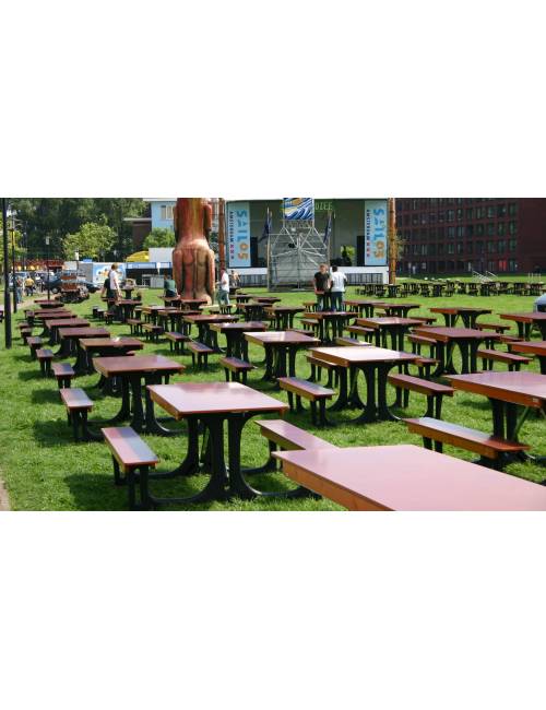 Foldable table and benches - FoldTable