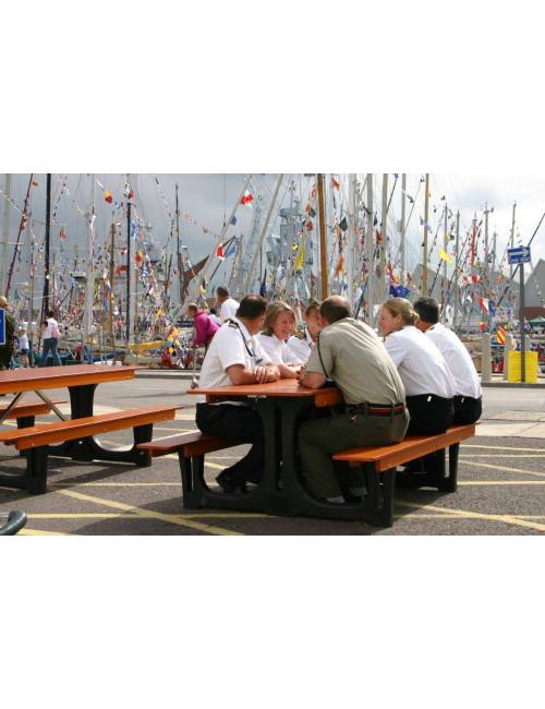 Foldable table and benches - FoldTable