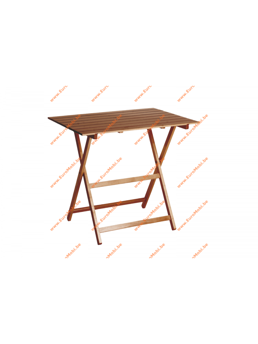 table pliante Pratico - couleur noyer