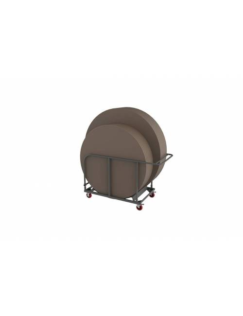 Chariot de transport pour Tables pliantes rondes New Classic - ZOWN