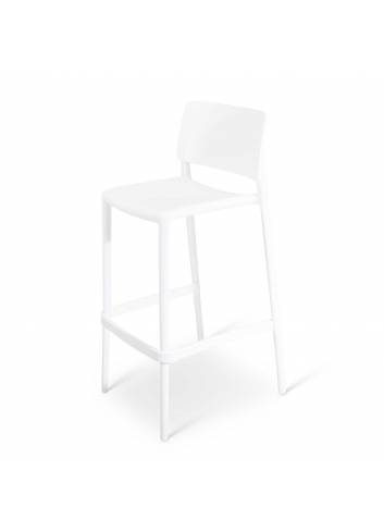 tabouret de bar Nevada - blanc