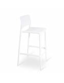 Tabouret haut Nevada - blanc