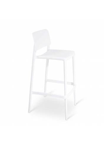 Tabouret haut Nevada - blanc