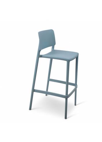 tabouret de bar Nevada - bleu