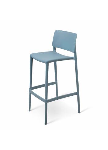 tabouret de bar Nevada - bleu