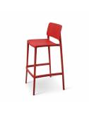 tabouret haut - Nevada - rouge