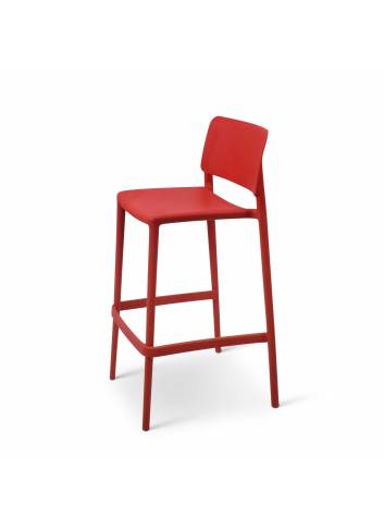 tabouret haut - Nevada - rouge