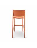 vue arrière - tabouret Nevada orange