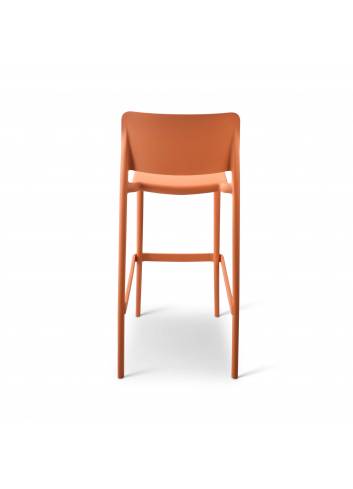 vue arrière - tabouret Nevada orange